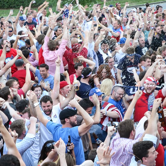 US Fans Celebrate First World Cup Win | Pictures