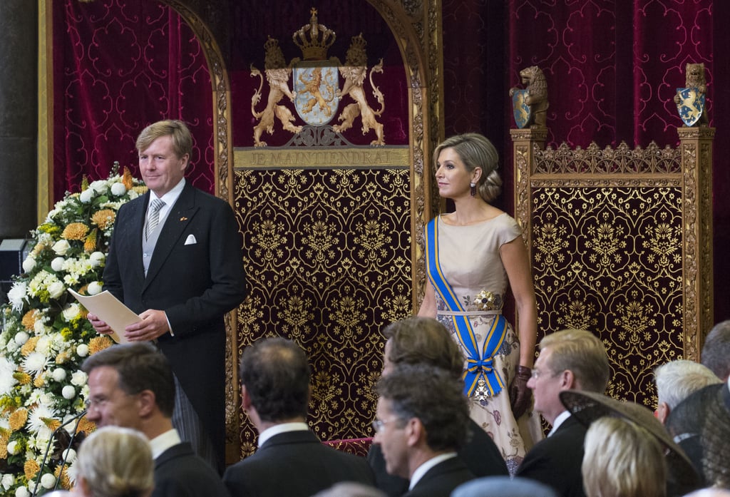 Queen Maxima at Hall of Knights in the Netherlands