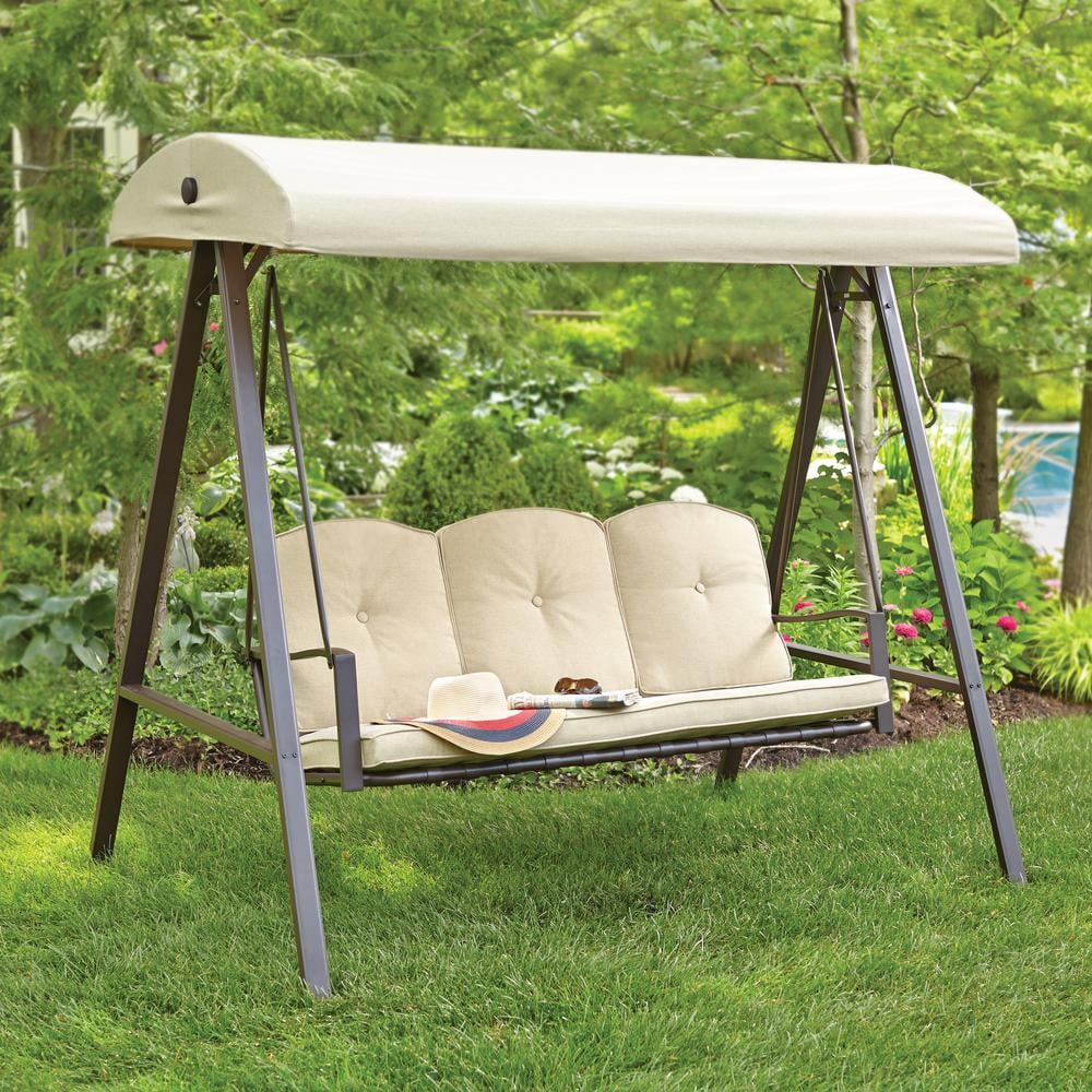 Outdoor Swing With Canopy