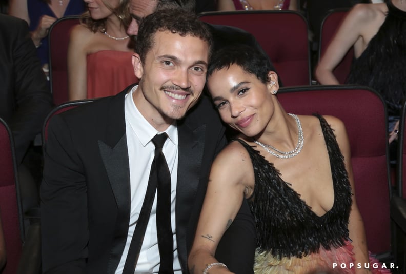 Karl Glusman and Zoë Kravitz