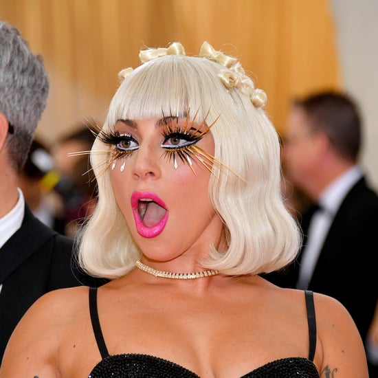 Lady Gaga Eyelashes at the Met Gala 2019