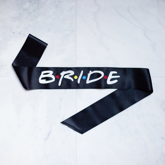 Friends-Inspired Bride Sash