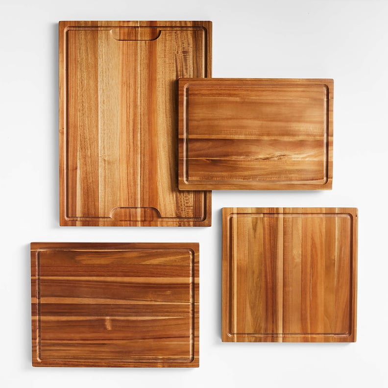 A Wooden Cutting Board: Crate & Barrel Acacia Edge-Grain Cutting Board