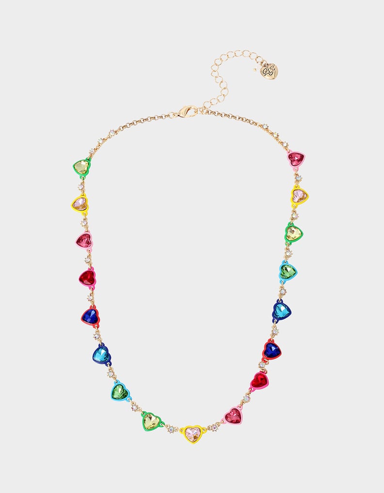 A Heart Necklace: Betsey Johnson One Love Heart Collar Necklace