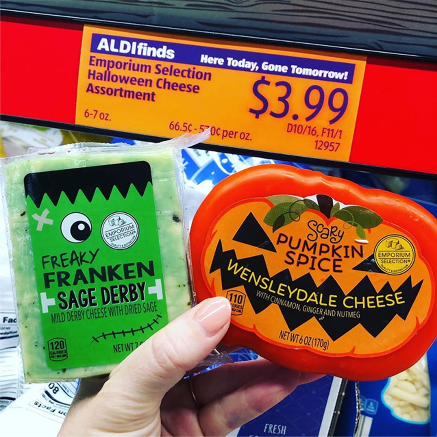 Aldi Has Halloween Themed Cheese Popsugar Food