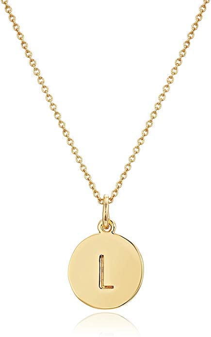 Kate Spade New York Gold-Tone Alphabet Pendant Necklace