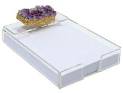 Amethyst-Accented Notepad