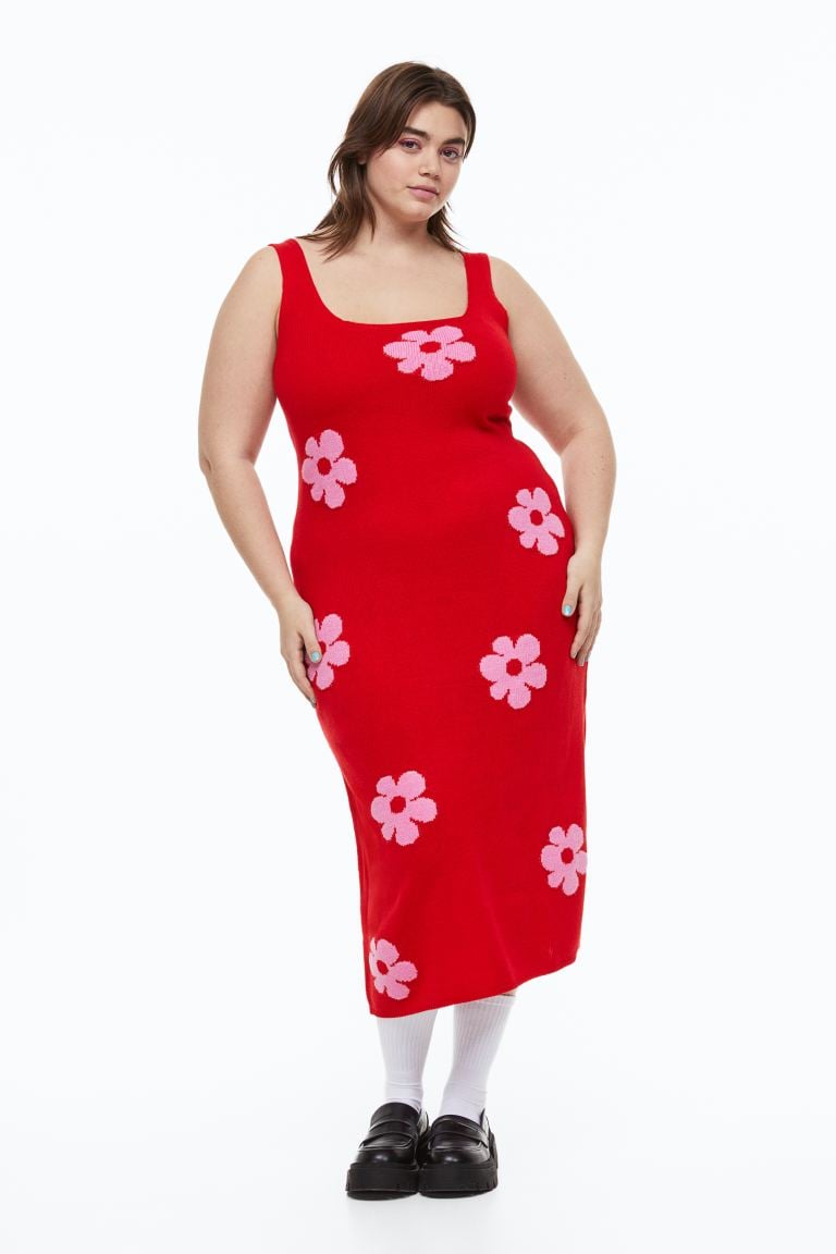 Best Floral Knit Dress: H&M+ Knit Dress