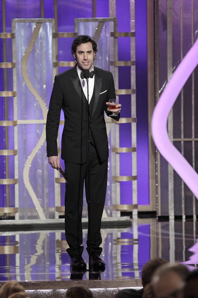 Sacha Baron Cohen presented Les Misérables.
Sacha Baron Cohen presented Les Misérables.