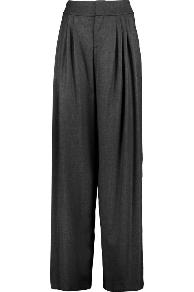 Alice + Olivia Pleated Wide-Leg Pants