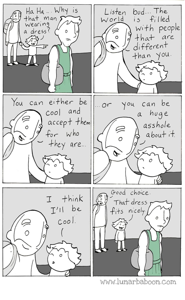 Dad's Comics Teach Love and Acceptance