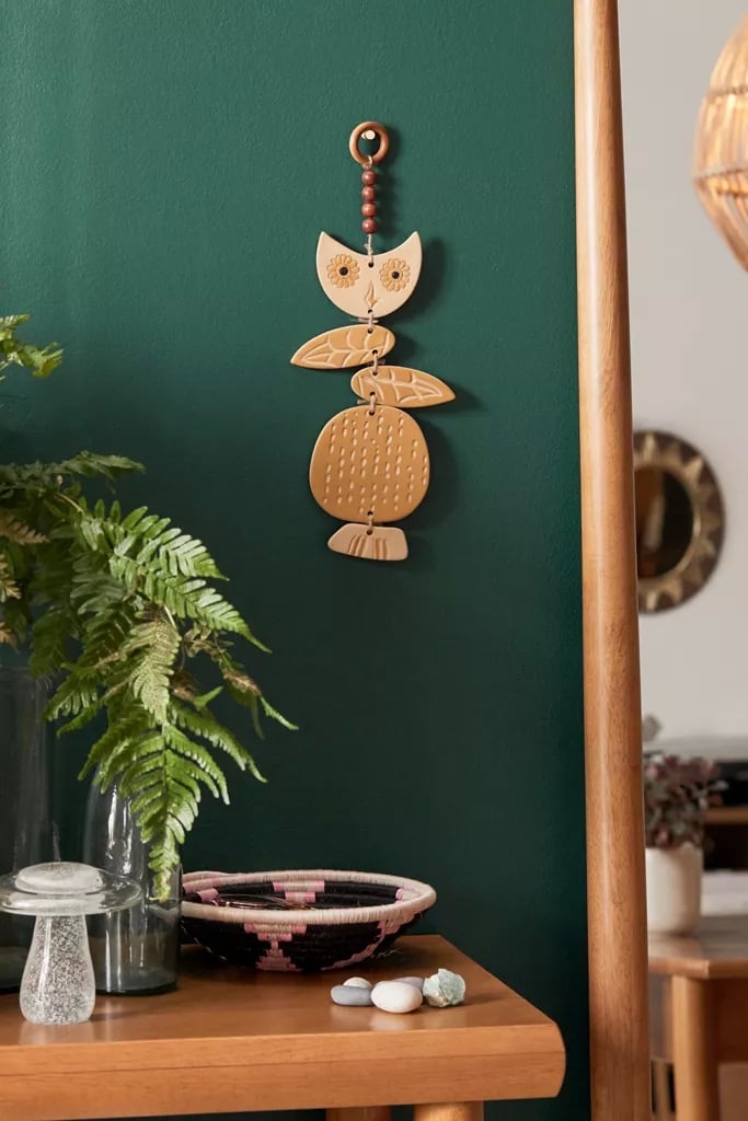 Ceramic Owl Wall Hanging