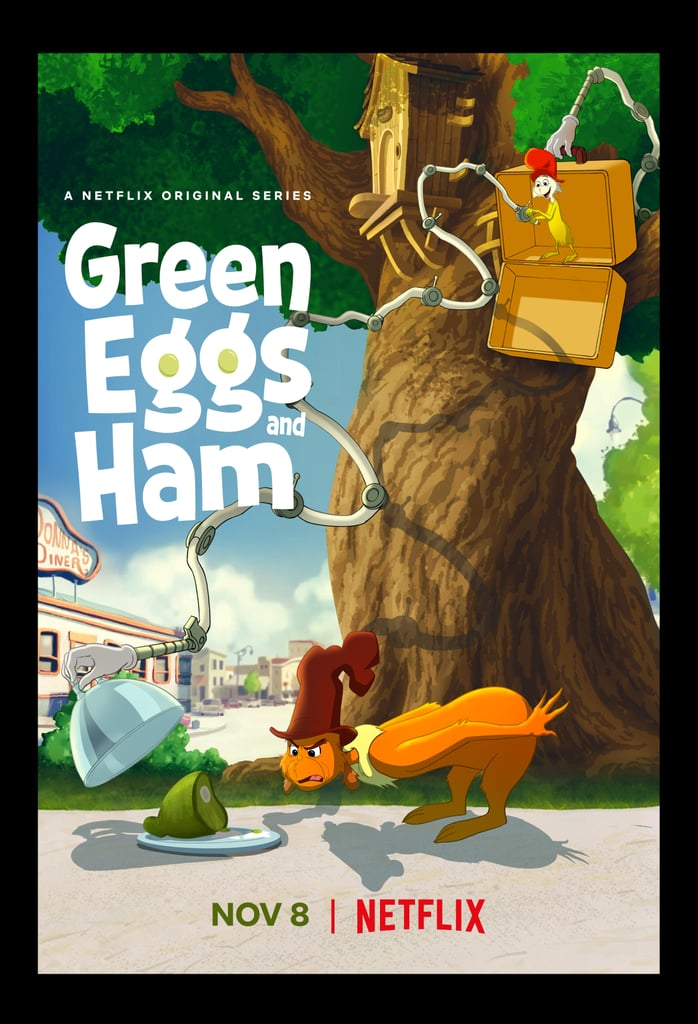 green eggs and ham on a train