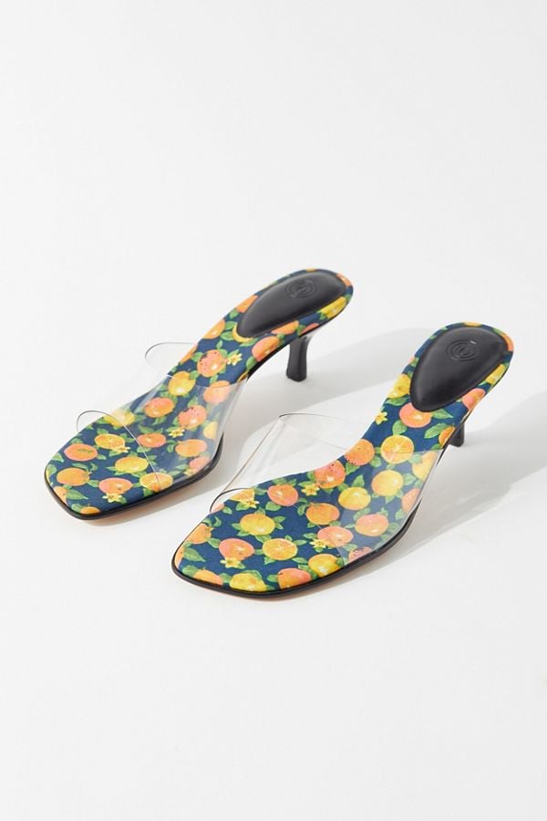 UO Paradise Clear Kitten Heel