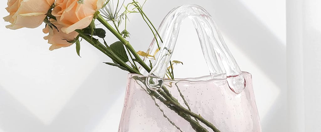Shop the Amazon Glass Purse Flower Vases Trending on TikTok
