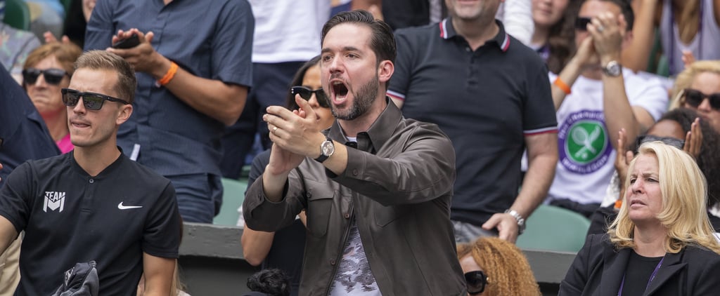 Alexis Ohanian Cheering For Serena Williams Is the Cutest Thing You'll See Today