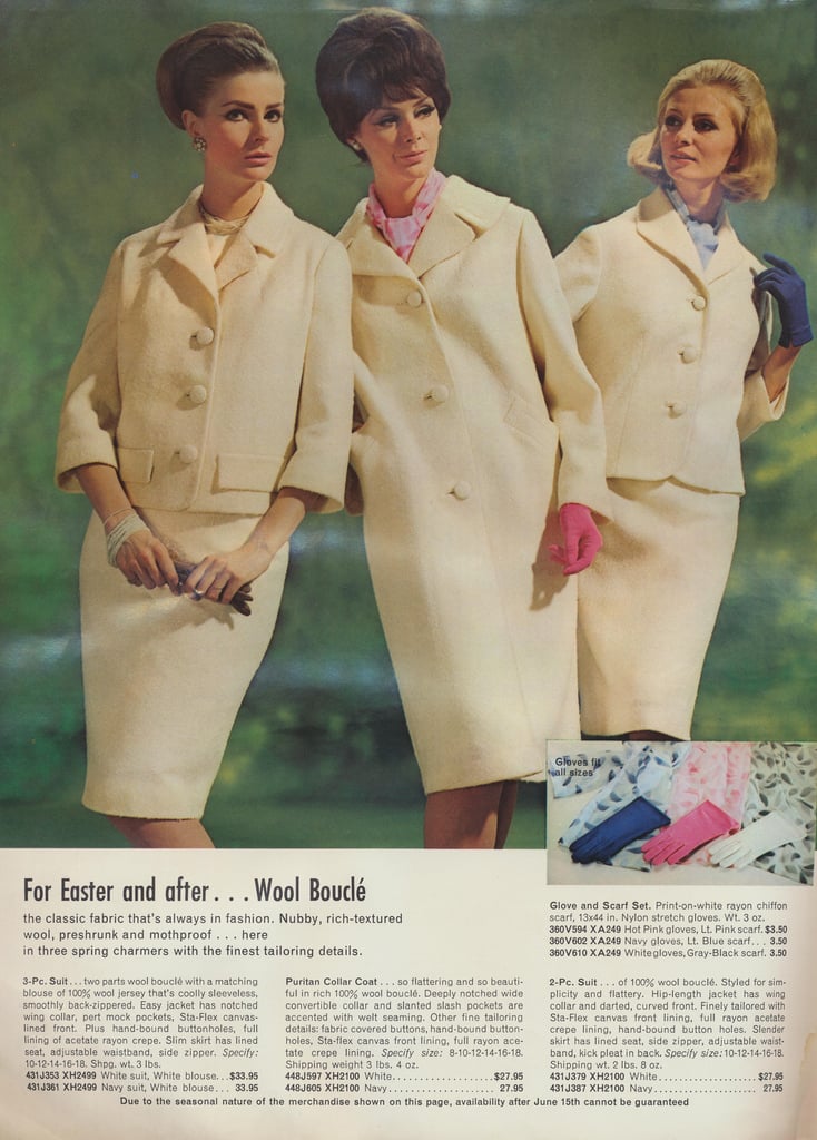 Get gossipy this weekend in wool bouclé.