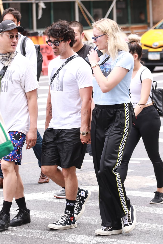 Sophie Turner and Joe Jonas Kiss in New York | August 2018