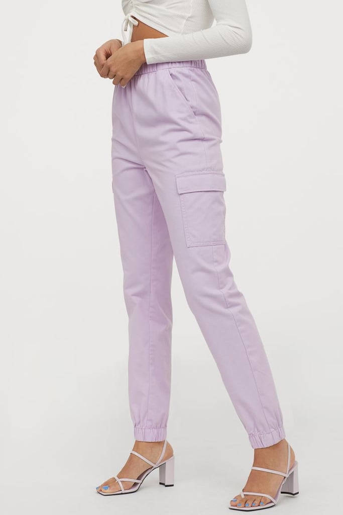 twill cargo pants womens