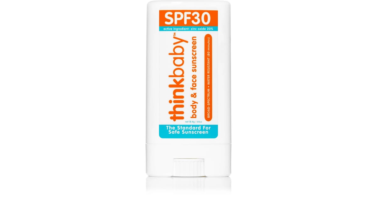 thinkbaby Body & Face Sunscreen Stick, SPF 30 The Best and Safest