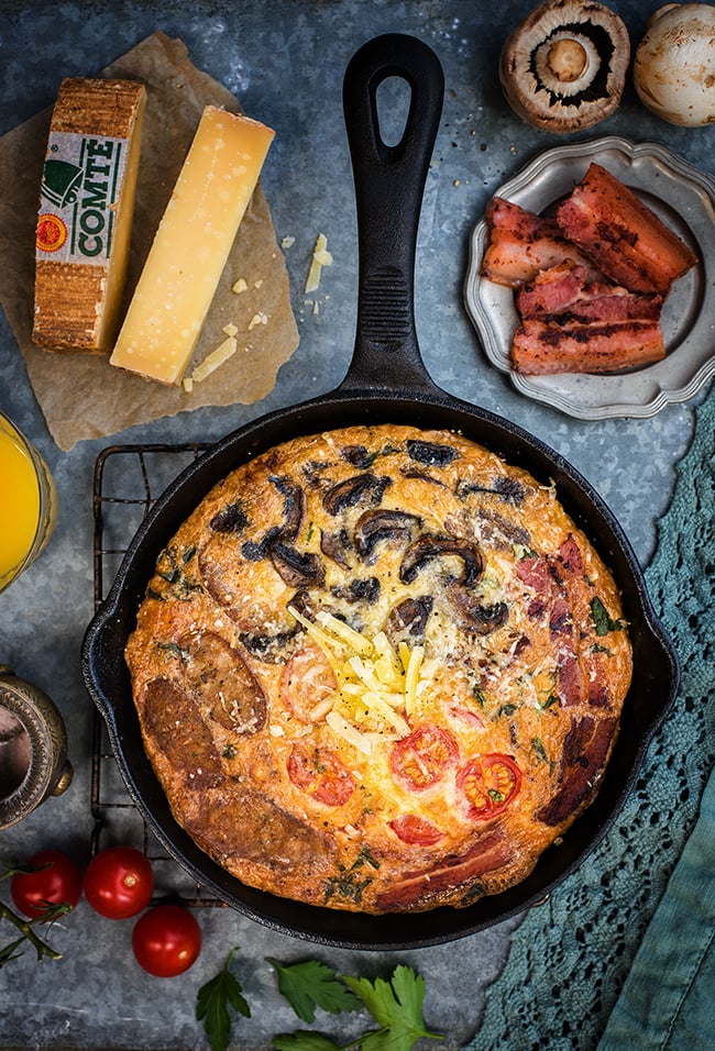 Fully Loaded Deep Dish Frittata