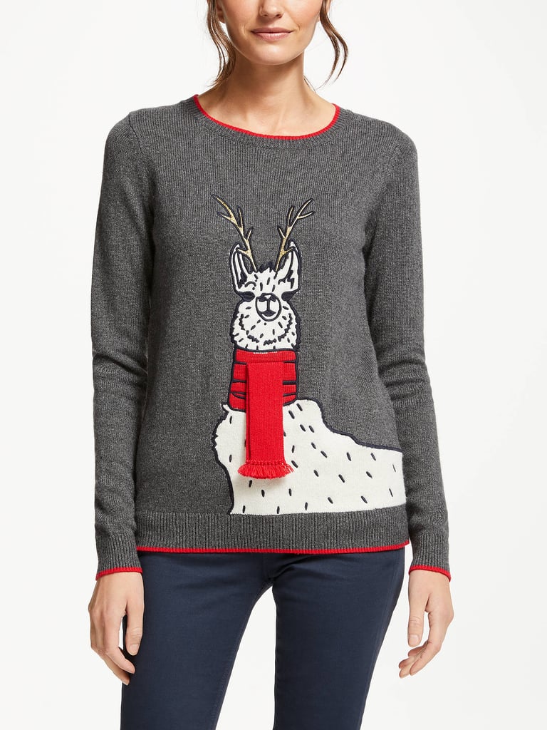 Boden Llama Christmas Jumper