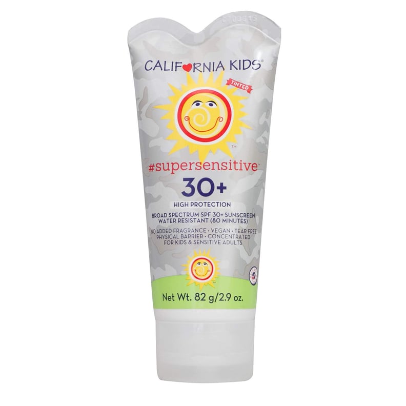 A Kids Sunscreen: California Kids Supersensitive Broad Spectrum Tinted Sunscreen