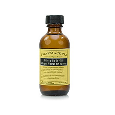 Pharmacopia natural citrus massage and body oil ($10)