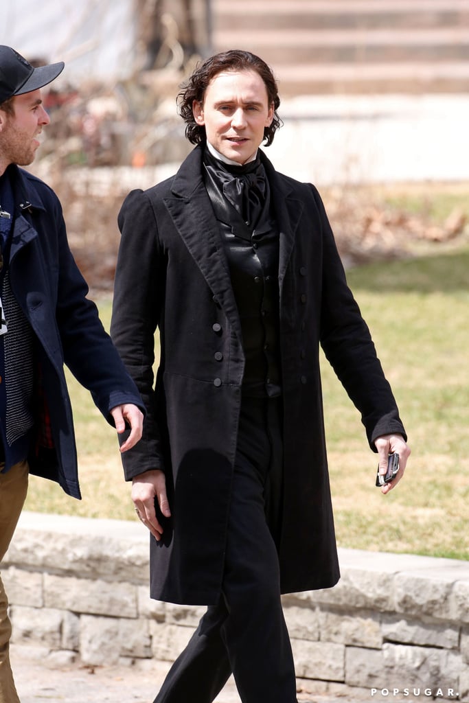 Tom Hiddleston Filming Crimson Peak | Pictures