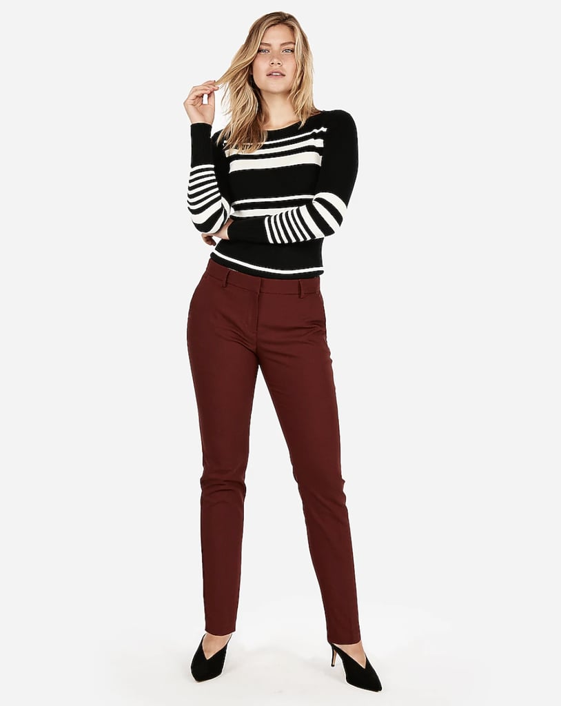 Express Mid Rise Skinny Columnist Pants