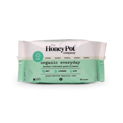The Honey Pot Organic Everyday Herbal-Infused Pantiliners