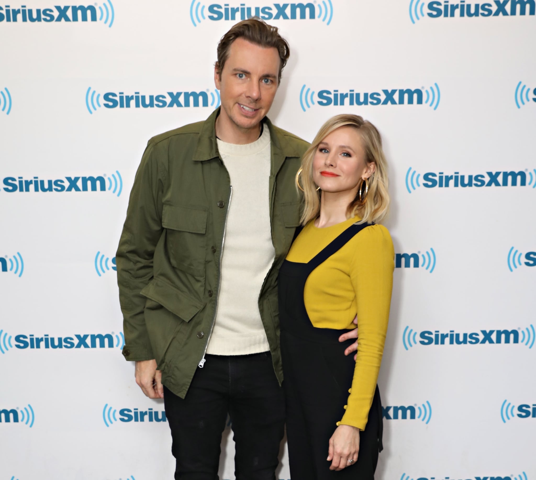 NEW YORK, NY - MARCH 22:  Actors Dax Shepard and Kristen Bell visit the SiriusXM Studios on March 22, 2017 in New York City.  (Photo by Cindy Ord/Getty Images)