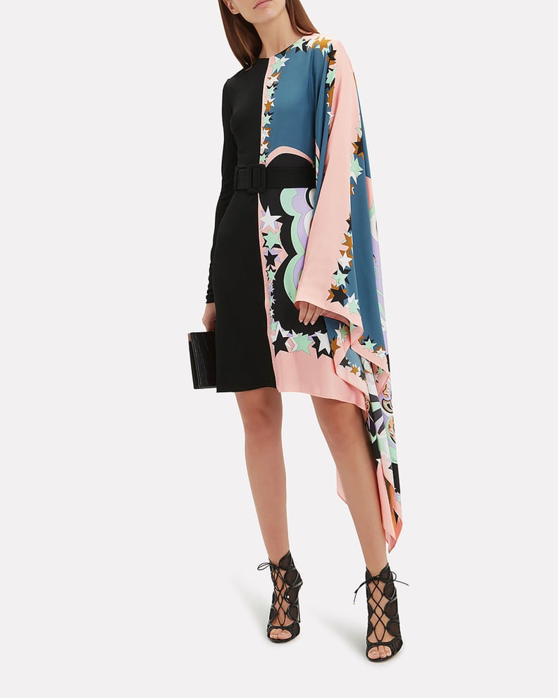 Emilio Pucci Asymmetric Printed Mini Dress