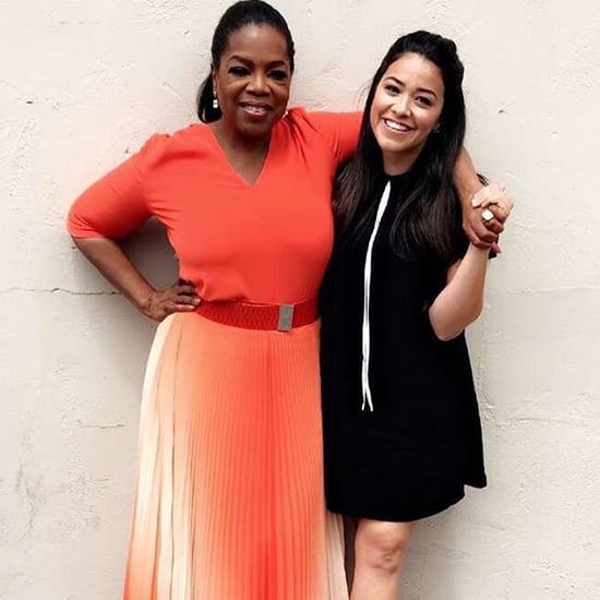 Gina Rodriguez and Oprah Hang Out April 2016