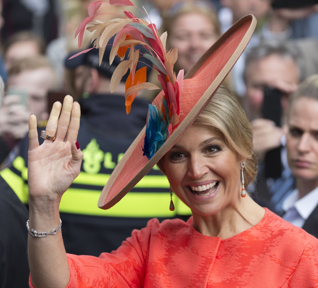 Queen Maxima of the Netherlands' Happy Faces