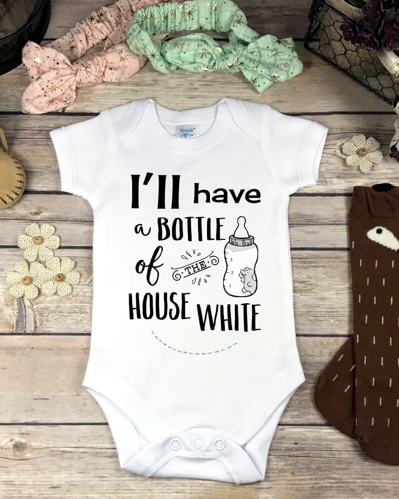 House White Wine Onesie