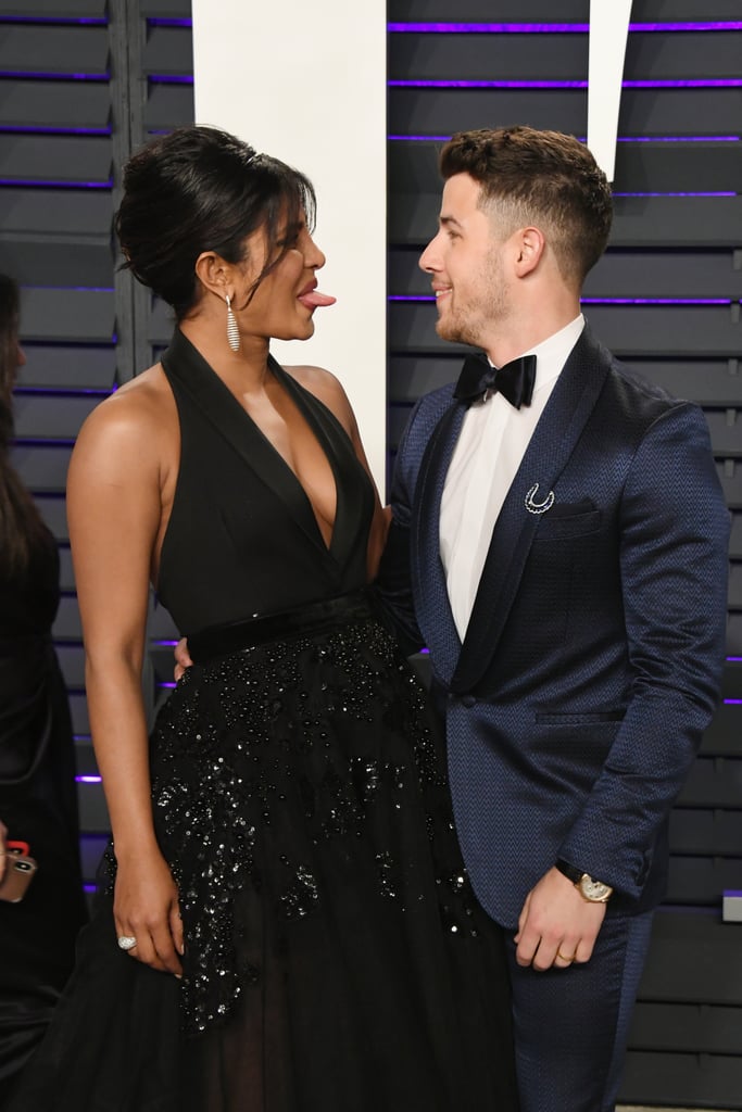 Nick Jonas Priyanka Chopra at Vanity Fair Oscars Party 2019