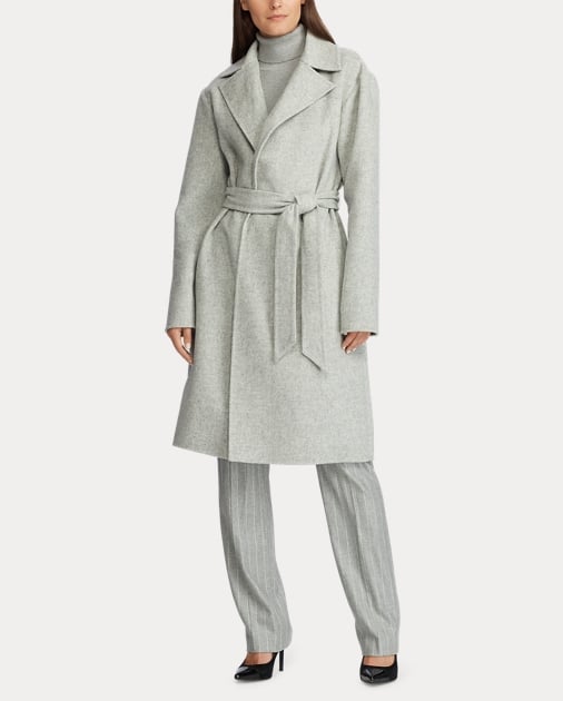 Ralph Lauren x Friends Wrap-Front Wool-Blend Coat