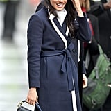 Meghan Markle's J.Crew Navy Coat | POPSUGAR Fashion UK