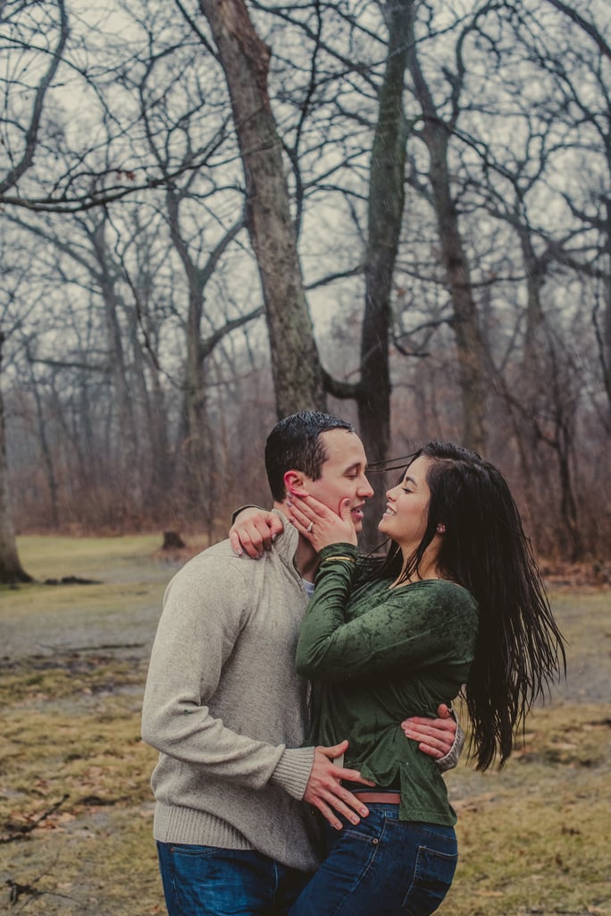 Rainy Engagement Shoot