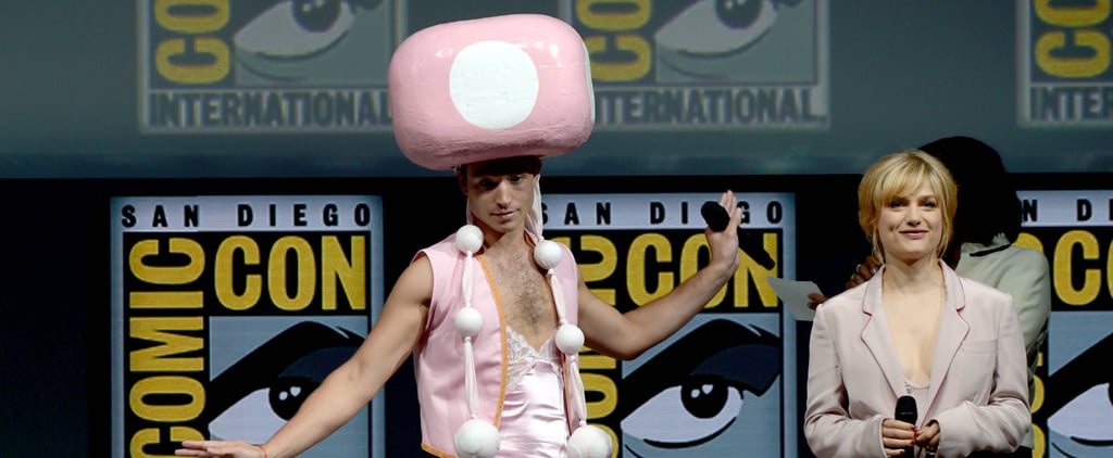 Ezra Miller as Toadette at Comic-Con 2018