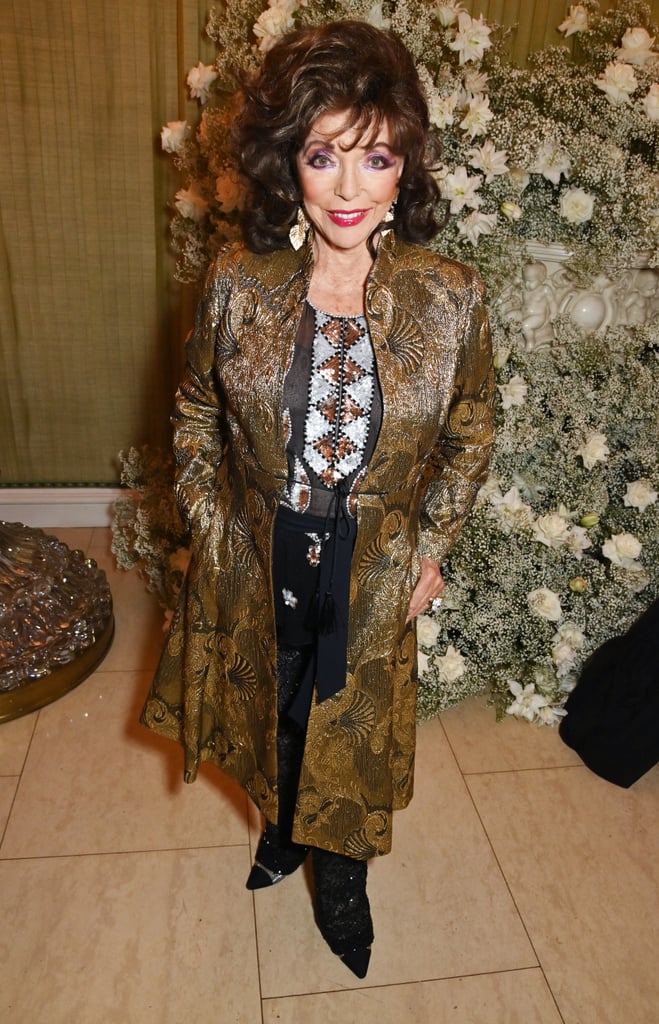 Dame Joan Collins at the British Vogue and Tiffany & Co. 2023 BAFTA Afterparty