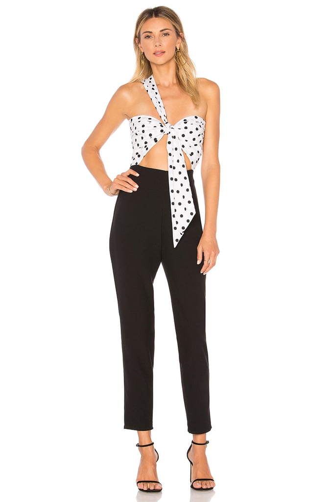polka dot jumpsuit