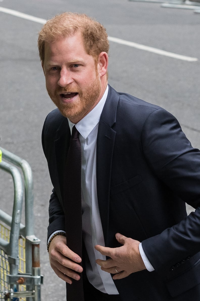 Prince Harry at High Court on June 6