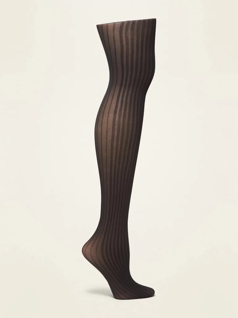 Old Navy Rib-Knit Control-Top Nylon Tights