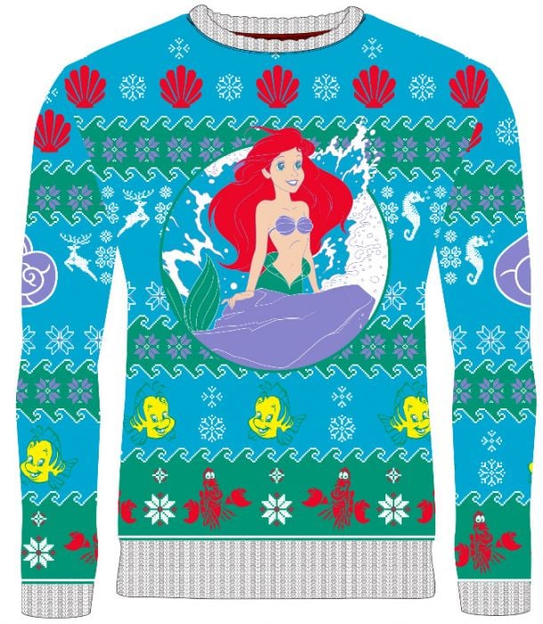 The Little Mermaid Part of Your Holidays Knitted Christmas Sweater