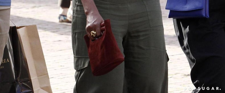 She Carried an Oxblood-Hued Tote by Simon Miller