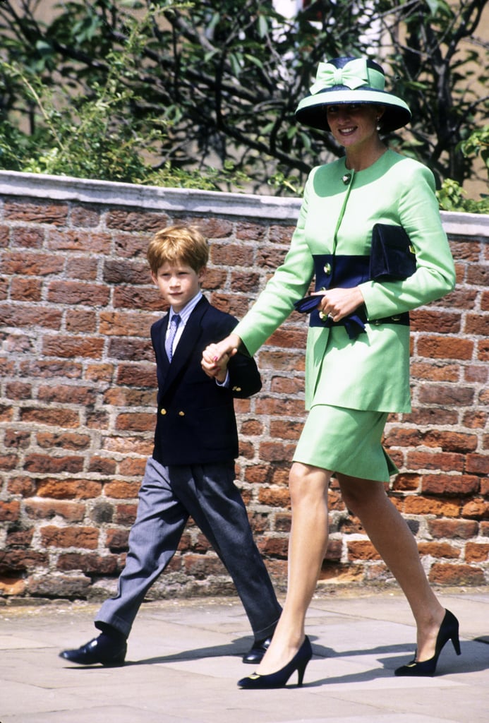 Princess Diana and Prince Harry Holding Hands Pictures
