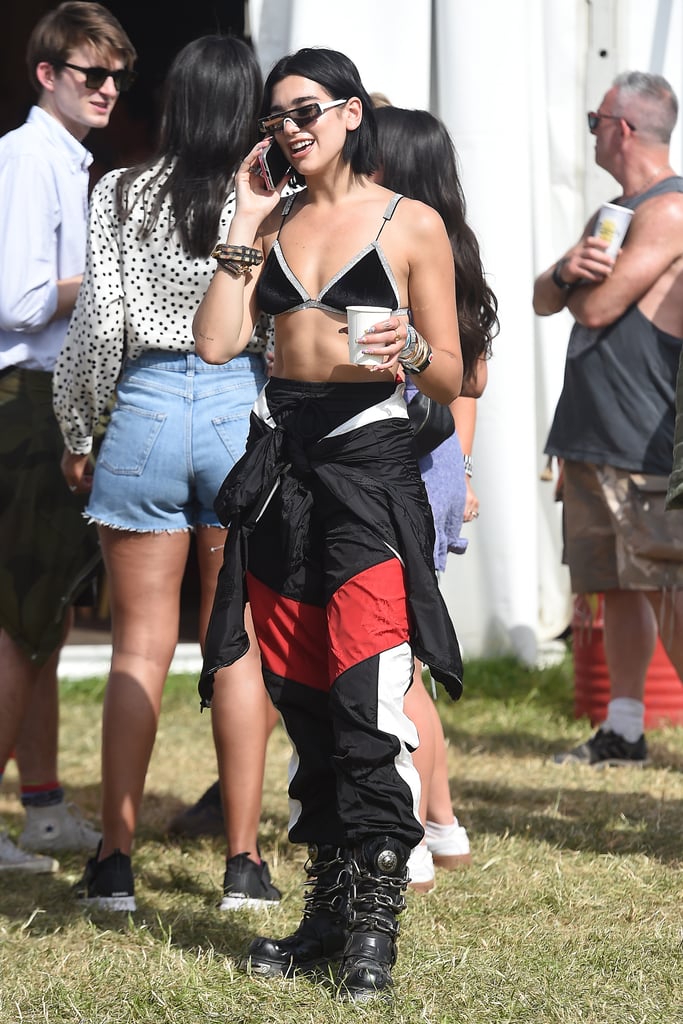 Dua Lipa at Glastonbury 2019