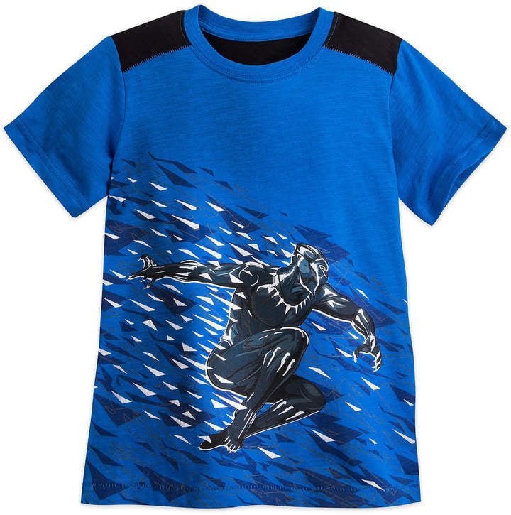 Kids black panther sales shirt